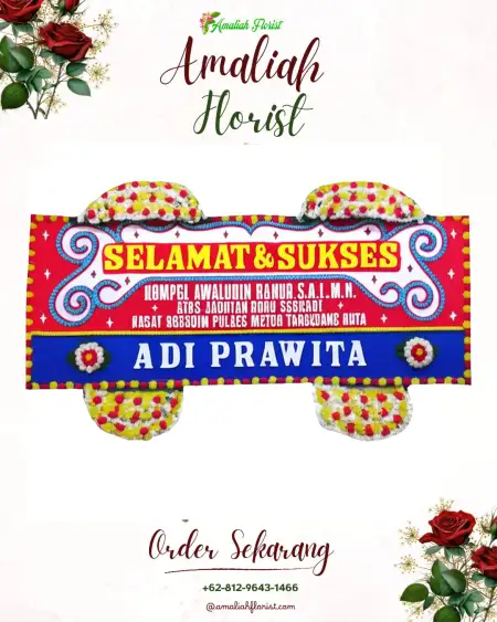 Papan Bunga Ucapan Selamat Penawungan